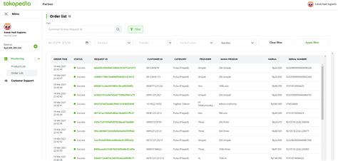 Tokopedia Order