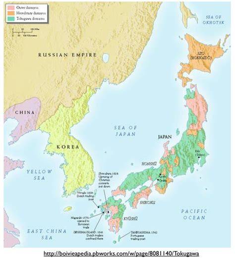 Tokugawa Japan Map