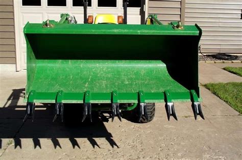 Tooth Bucket Attachment for 420 John Deere Loader
