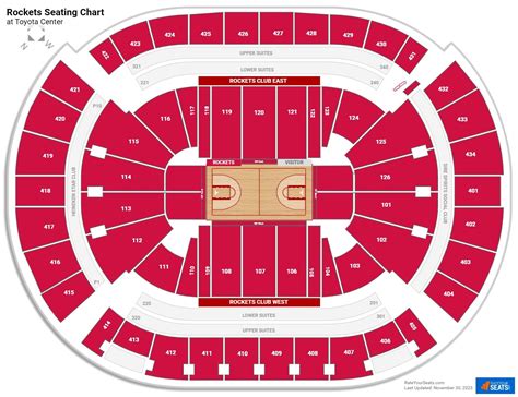 Toyota Center Seating Chart Rockets