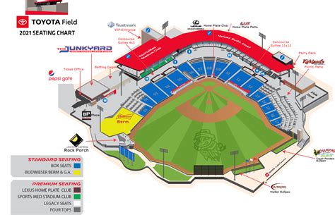 Toyota Field Seating Chart