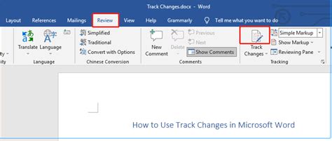 Track Changes
