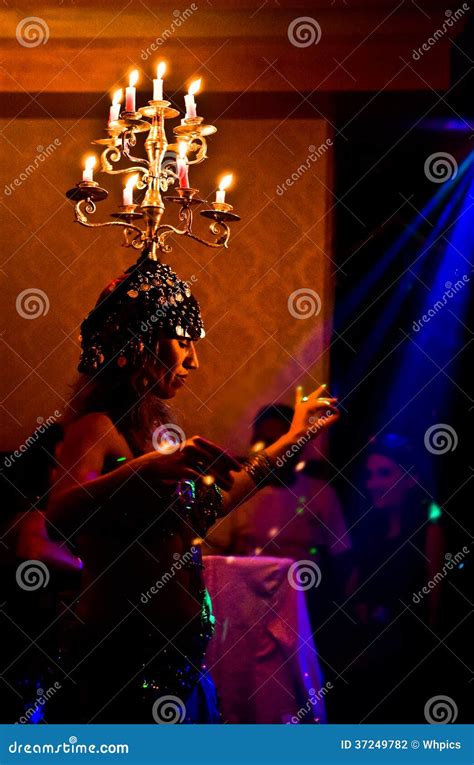 Traditional Dancer with Candles