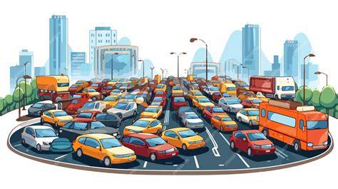 Traffic Jam Illustration