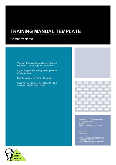 Training Manual Templates