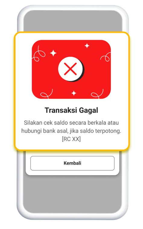 Transaksi Gagal