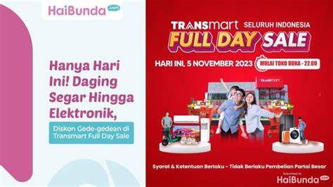 Transmart Diskon Gede