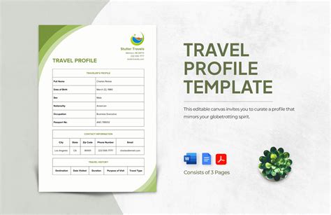 Travel Profile Template