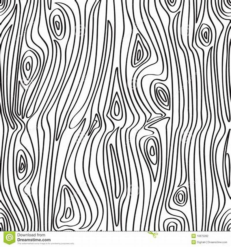 Tree Bark Pattern Drawing