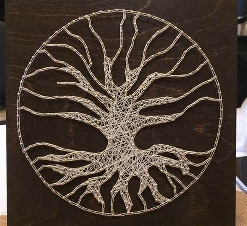 Tree Of Life String Art Pattern