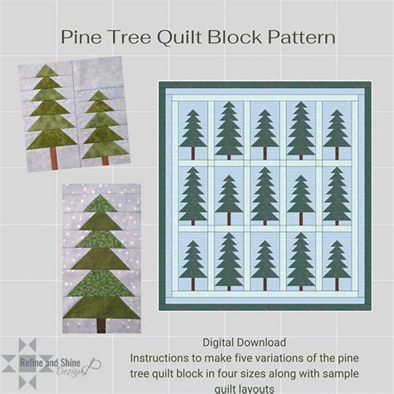 Trees Quilt Pattern