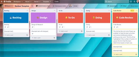 Trello Board Templates