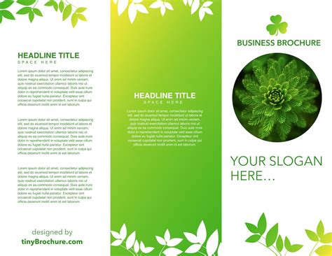 Tri Fold Brochure Google Docs Template