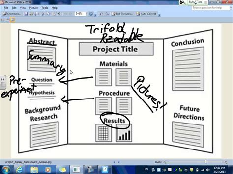 Tri Fold Presentation Board Template
