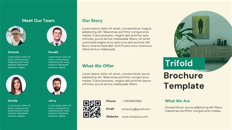 Trifold Brochure Template Google Slides