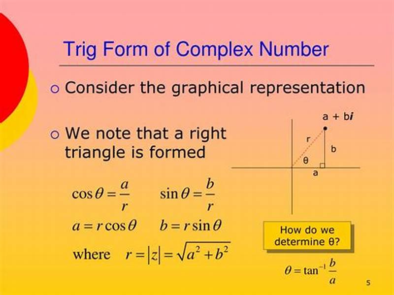 Trig Form Complex Numbers