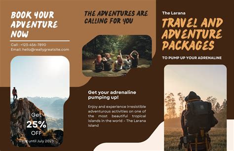 Trip Brochure Template