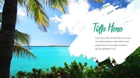 Tropical Powerpoint Template