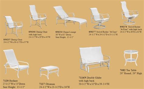 Tropitone Replacement Parts Catalog Usa