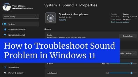 Troubleshoot Sound Problems Windows 11