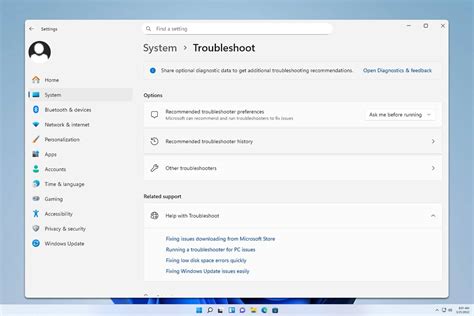 Troubleshooter Windows 11