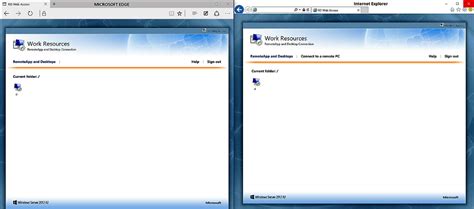 Troubleshooting: Missing Remote Desktop Tab in RDWEB on Microsoft Edge