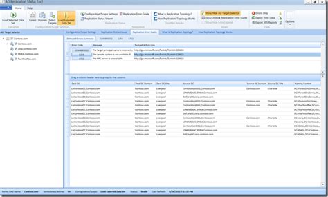 Troubleshooting AD Replication Errors in Windows Server