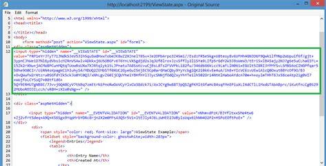 Troubleshooting ASP.NET ViewState