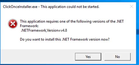 Troubleshooting ClickOnce Publishing Errors in .NET Framework Applications