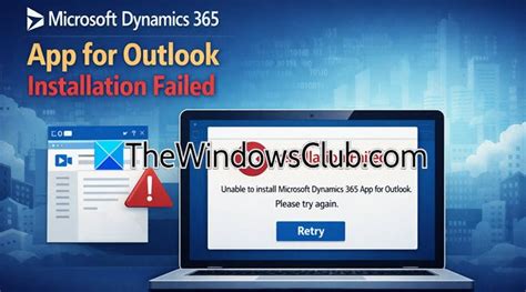 Troubleshooting Dynamics 365 App for Outlook Install