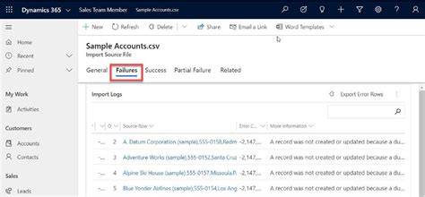 Troubleshooting Dynamics 365 Import Profile Failures