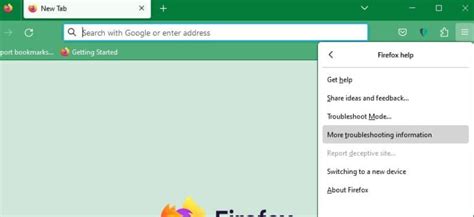 Troubleshooting Firefox on Windows 11/10