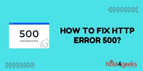 Troubleshooting HTTP 500.0 Error