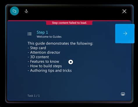 Troubleshooting HoloLens Step Content Failed to Load