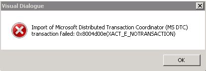 Troubleshooting MS DTC Transaction Failures