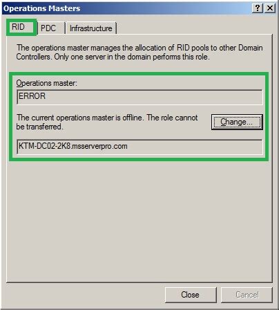 Troubleshooting RID Master Failures with Ntdsutil in Windows Server