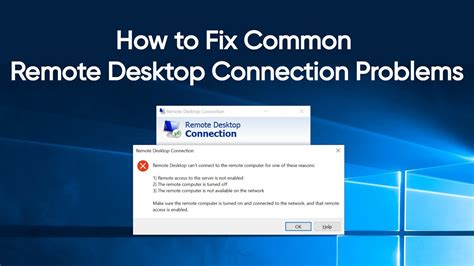 Troubleshooting Remote Connection Issues
