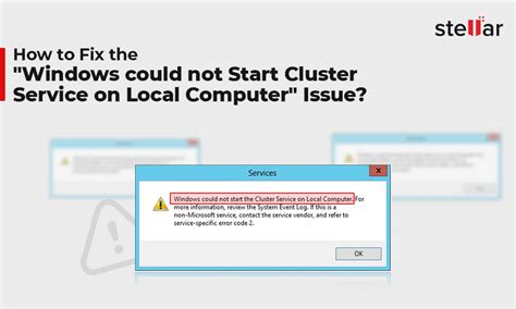Troubleshooting Windows Server Cluster Service Startup Failures