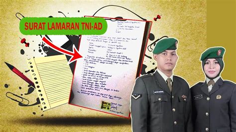 Tubuh Surat Lamaran Kerja TNI AD