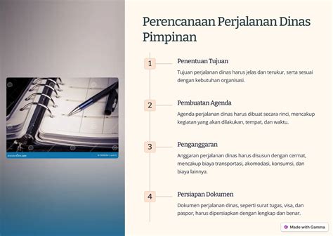 Tujuan Perjalanan Dinas