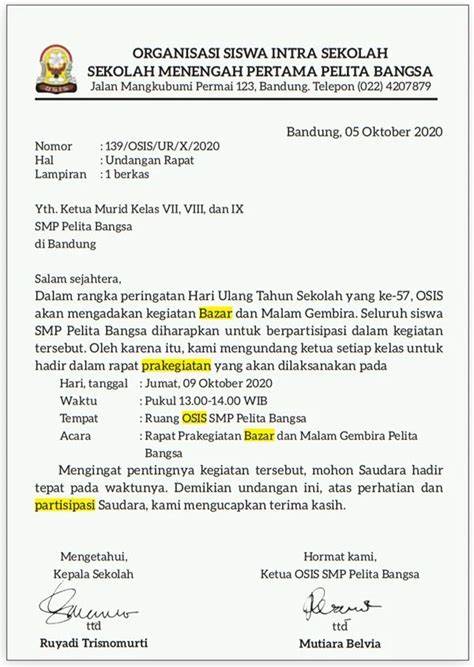 Tujuan surat
