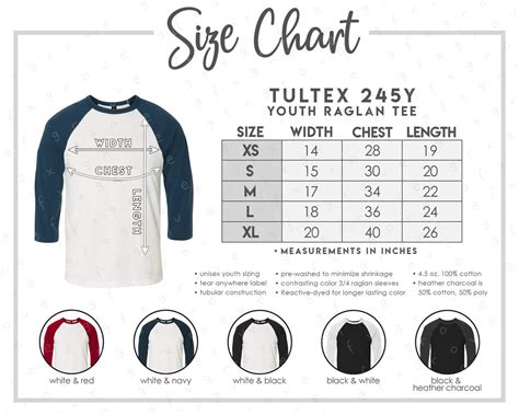 Tultex Size Chart