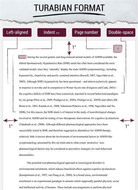 Turabian Format Template