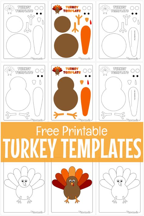 Turkey Cut Out Printable Free