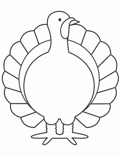 Turkey Template Free