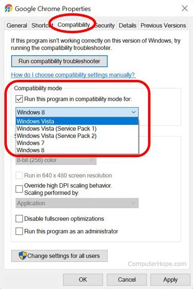 Turn Off Compatibility Mode