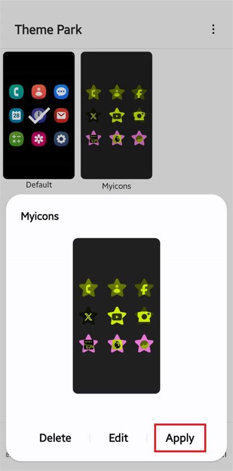 Turn Off Custom Icon Packs