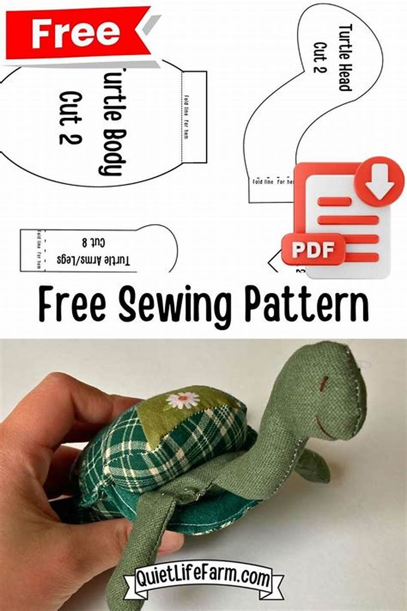 Turtle Sewing Pattern Free
