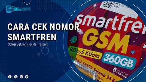 Tutorial Cek Nomor Smartfren