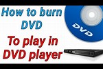 Tutorial How to Play Burned DVD On Player